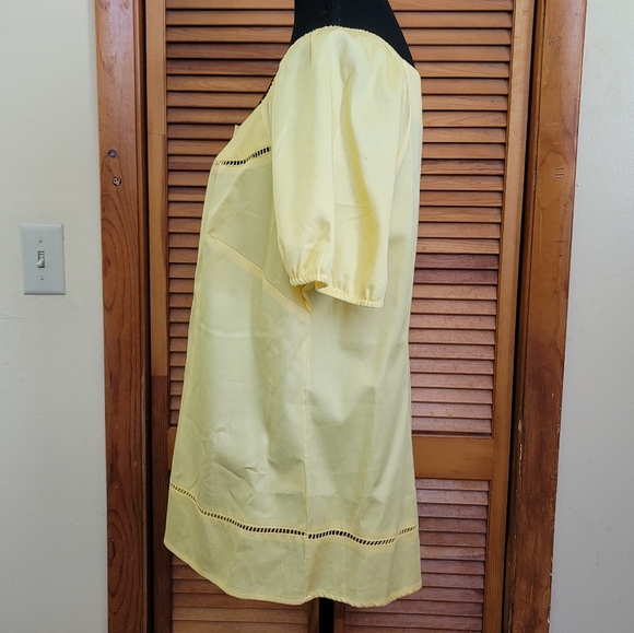 NWOT Avenue Peasant Blouse Plus Size 14/16 - Picture 4 of 10